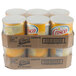 A case of 12 Crisco containers of butter flavored shortening with a label.