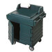 Cambro KWS40519 Green CamKiosk Food Preparation / Counter Work Station Cart Main Thumbnail 1