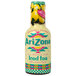 A case of 20 Arizona 16 fl. oz. bottles of iced tea with a colorful design and a lemon on the surface.