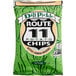 A bag of Route 11 Dill Pickle potato chips.
