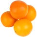 A case of fresh oranges on a white background.