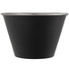 Choice 4 oz. Matte Black Stainless Steel Round Sauce Cup - 12/Pack Main Thumbnail 4