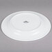 Tuxton YPA-090 Sonoma 9" Bright White Embossed Rim China Plate - 24/Case Main Thumbnail 6