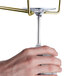 10" Brass Plated Glass Hanger Rack Main Thumbnail 3