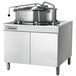 Cleveland KDM-60-T 60 Gallon 2/3 Steam Jacketed Direct Steam Tilting Kettle with Cabinet Base Main Thumbnail 1