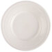 6 1/2" Ivory (American White) Embossed Rim China Plate - 36/Case Main Thumbnail 2