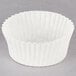 Hoffmaster 2" x 1" White Fluted Baking Cup - 500/Pack Main Thumbnail 2