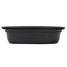 Pactiv Newspring OC08B 8 oz. Black 5 3/4" x 4" x 1 1/2" VERSAtainer Oval Microwavable Container With Lid - 150/Case Main Thumbnail 8