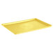 Channel P1826-Y 18" x 26" Yellow Plastic Platter - 12/Pack Main Thumbnail 1