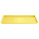 Channel P1826-Y 18" x 26" Yellow Plastic Platter - 12/Pack Main Thumbnail 3