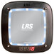 A black LRS guest transmitter with a digital clock screen showing numbers.