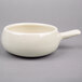 Hall China by Steelite International HL6530AWHA 10 oz. Ivory (American White) China Side Handle Soup Bowl - 24/Case Main Thumbnail 1
