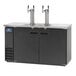 Arctic Air ADD60R-2 Black 2 Double Tap Kegerator Beer Dispenser - (2) 1/2 Keg Capacity Main Thumbnail 1