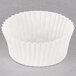 Hoffmaster 2" x 1" White Fluted Baking Cup - 10000/Case Main Thumbnail 2