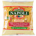A bag of Napoli Penne Rigate Pasta with a red label.