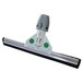 A Unger SmartFit heavy-duty floor squeegee with a black and green handle.