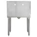 Regency 18-Gauge 304 Stainless Steel Standing Mop Sink - 21" x 24" x 8" Main Thumbnail 4