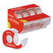 Universal UNV83504 3/4" x 300" Clear Write-On Invisible Tape with Handheld Dispenser - 4/Pack Main Thumbnail 1