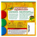 A box of Crayola modeling clay with red, green, blue, and yellow labels.