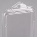 CKF Clear .75 oz. Hook Top Clamshell Herb Pack - 500/Case Main Thumbnail 4