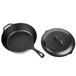 Lodge Logic L10DSK3 Pre-Seasoned Cast Iron Deep Skillet - 12 Inch - Made In USA
