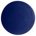 A blue round disc with a textured finish.