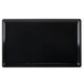 A black rectangular tray with a white background.