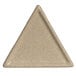 A G.E.T. Enterprises triangle buffet platter with a sand granite finish.