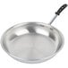 A Vollrath Wear-Ever aluminum frying pan with a black TriVent silicone handle.