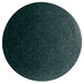 A jade granite round disc with a black rim and white specks.