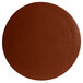 A brown G.E.T. Enterprises Bugambilia chocolate resin-coated aluminum round disc with a smooth MOD finish.