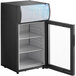 Avantco SC-40 Black Countertop Display Refrigerator with Swing Door Main Thumbnail 5