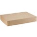 A brown rectangular Kraft bakery box with a white background.