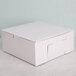7" x 7" x 3" White Pie / Bakery Box - 10/Pack Main Thumbnail 5