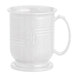A white Cambro insulated mug with a handle.