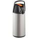 Choice 2.2 Liter Glass Lined Stainless Steel Decaf Airpot with Lever Main Thumbnail 3