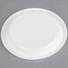 Genpak 70600 Aristocrat 6" White Premium Plastic Plate - 125/Pack Main Thumbnail 3