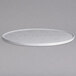 A G.E.T. Enterprises Bugambilia white marble granite medium round disc with rim.