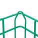 A green Microwire open rack.
