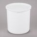 Cambro CP27148 2.7 Qt. White Round Crock with Lid Main Thumbnail 3