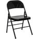 Flash Furniture HF3-MC-309AS-BK-GG Black Metal Folding Chair Main Thumbnail 1
