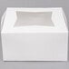 10" x 10" x 5" White Window Cake / Bakery Box - 150/Bundle Main Thumbnail 3