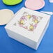 10" x 10" x 5" White Window Cake / Bakery Box - 150/Bundle Main Thumbnail 6