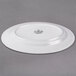 A white Libbey porcelain platter with a black constellation design on it.