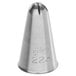 A stainless steel Ateco drop flower piping tip with the number 2 on it.