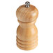 An Acopa wooden pepper mill with a metal top.