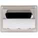 A silver rectangular Vollrath stainless steel napkin dispenser with a black window.