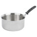 Vollrath 77741 Tribute 3.5 Qt. Tri-ply Stainless Steel Sauce Pan with with TriVent Black Silicone Handle Main Thumbnail 2