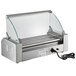 Grand Slam 12 Hot Dog Roller Grill with 5 Rollers and Sneeze Guard - 110V, 750W Main Thumbnail 3