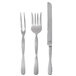 American Metalcraft 3-Piece Hammered Stainless Steel Carving Utensils Set Main Thumbnail 2